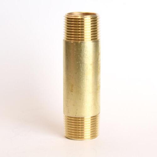 Nipple 3/4" MPT X 3/4" D MPT Red Brass 3-1/2" L - pack of 5