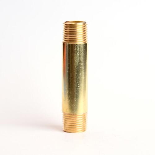 Nipple 1/2" MPT X 1/2" D MPT Red Brass 3-1/2" L - pack of 5