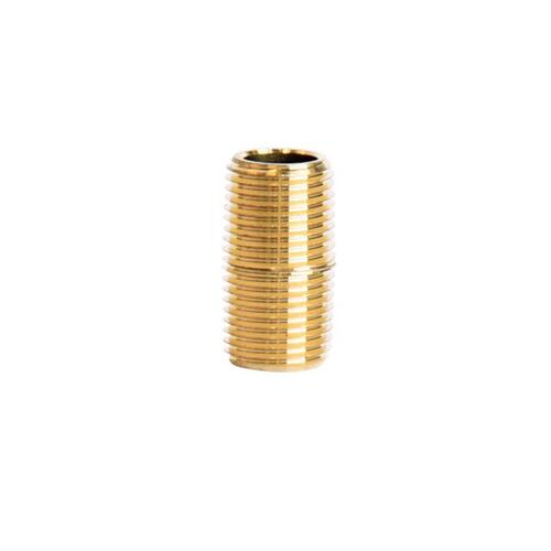 Close Nipple 1/8" MPT Brass