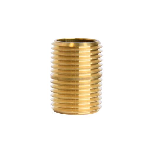 Close Nipple 1/2" MPT Brass