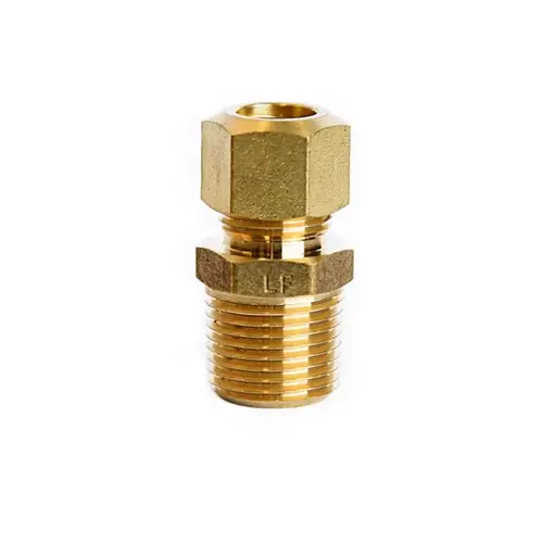 Connector 3/8" Compression X 3/8" D Male Brass