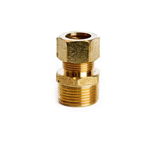 Compression Connector 5/8" Compression X 3/4" D Male Brass - pack of 5