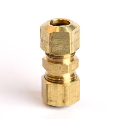 Union 5/16" Compression X 5/16" D Compression Yellow Brass - pack of 5