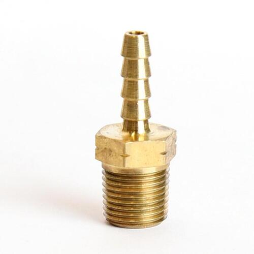 Adapter Brass 1/8" D X 1/8" D Gold