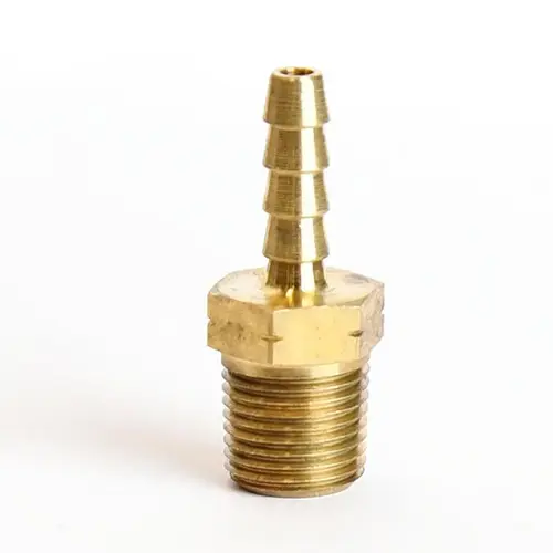 Adapter Brass 1/8" D X 1/8" D Gold - pack of 5