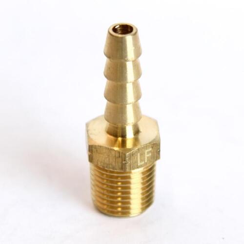 Adapter Brass 3/16" D X 1/8" D Gold