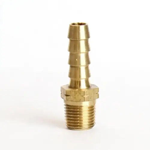 Adapter Brass 1/4" D X 1/8" D Gold - pack of 5