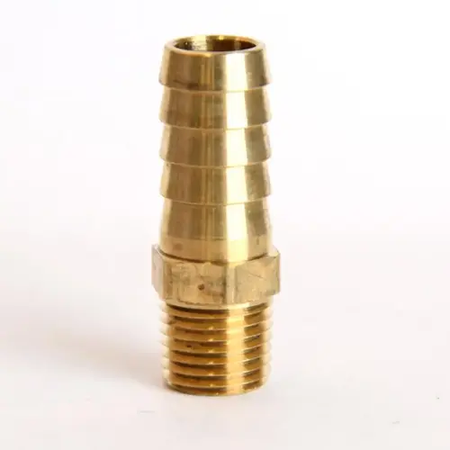 Adapter Brass 1/2" D X 1/4" D Gold