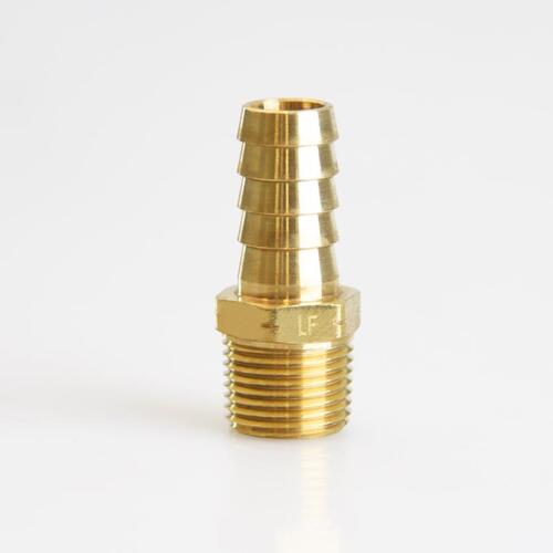 Adapter Brass 1/2" D X 3/8" D Yellow - pack of 5