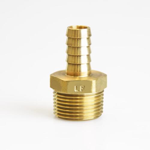 Adapter Brass 1/2" D X 3/4" D Yellow - pack of 5