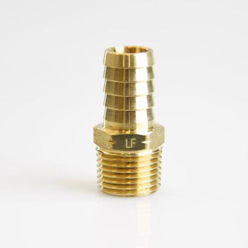 Adapter Brass 5/8" D X 1/2" D Yellow