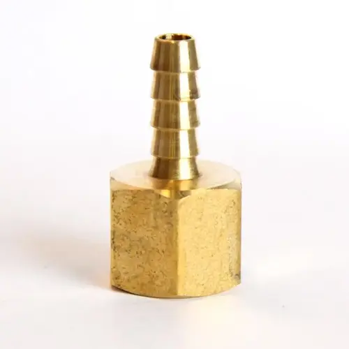 Adapter Brass 1/4" D X 3/8" D Yellow