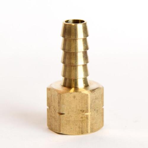 Adapter Brass 5/16" D X 1/4" D Gold - pack of 5