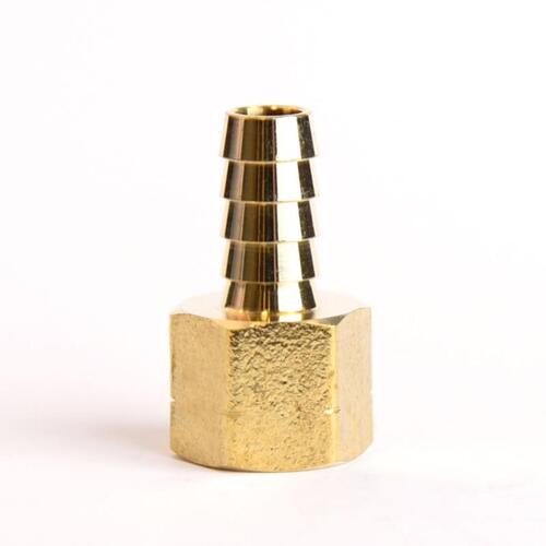 Adapter Brass 3/8" D X 3/8" D Yellow