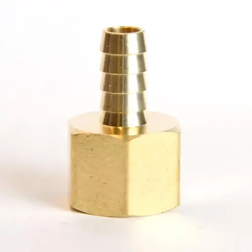 Adapter Brass 3/8" D X 1/2" D Yellow