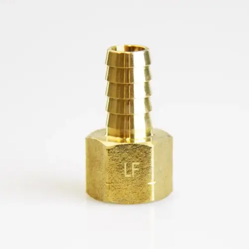 Adapter Brass 1/2" D X 1/2" D Yellow