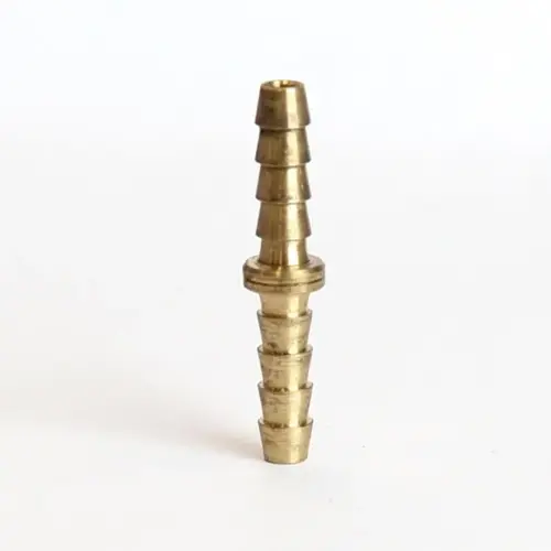 Hose Mender Brass 1/8" D X 1/8" D Gold