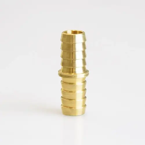 Hose Mender Brass 1/2" D X 1/2" D Gold - pack of 5