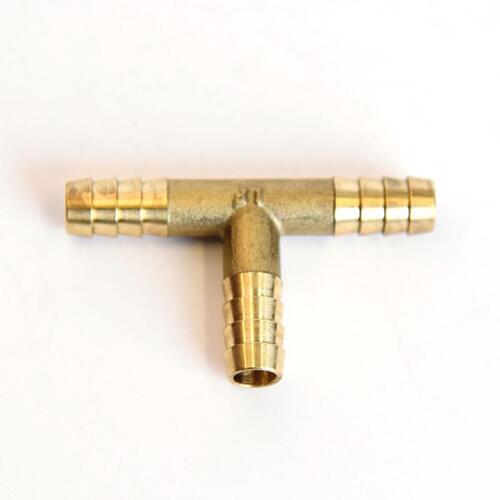 Tee Connector Brass 3/8" D X 3/8" D Yellow - pack of 5