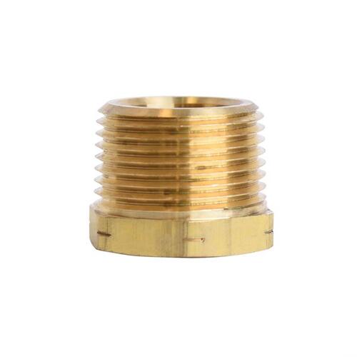 Hex Bushing 3/4" MPT X 1/2" D FPT Brass