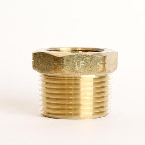 Hex Bushing 1" MPT X 3/4" D FPT Brass - pack of 5