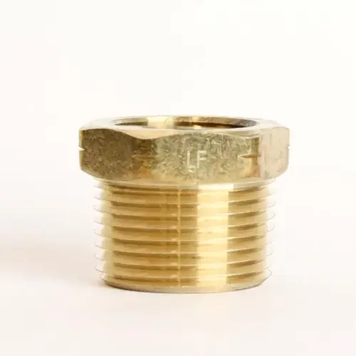 Hex Bushing 1" MPT X 3/4" D FPT Brass