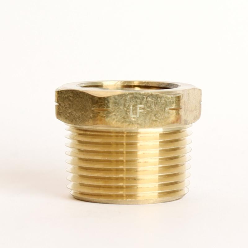 ATC 6JC125110701026 Hex Bushing 1" MPT X 3/4" D FPT Brass