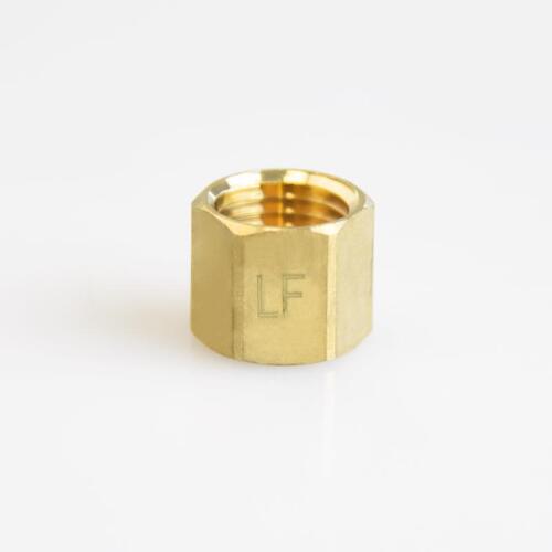 Cap 1/4" FPT Brass - pack of 5