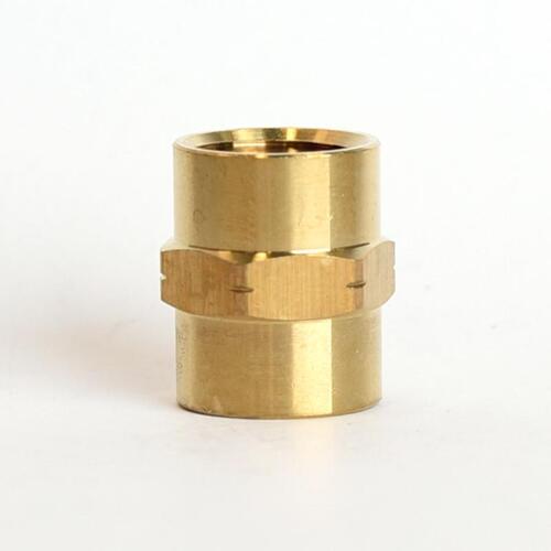 Coupling 3/8" FPT X 3/8" D FPT Brass