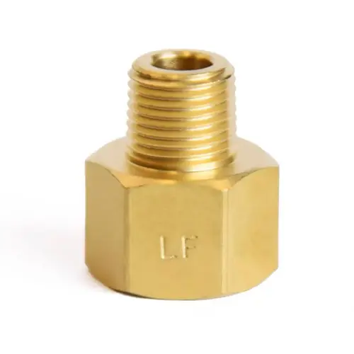 Reducing Coupling 1/4" FPT X 1/8" D MPT Brass - pack of 5