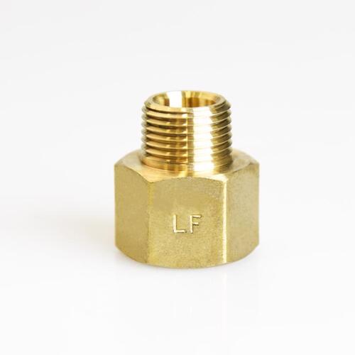 Reducing Coupling 1/2" FPT X 3/8" D MPT Brass