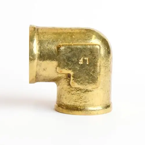 90 Degree Elbow 1/2" FPT X 1/2" D FPT Brass