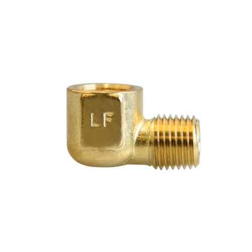 90 Degree Street Elbow 1/4" FPT X 1/4" D MPT Brass