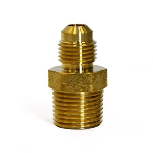 Adapter 1/4" Flare X 1/4" D Male Brass