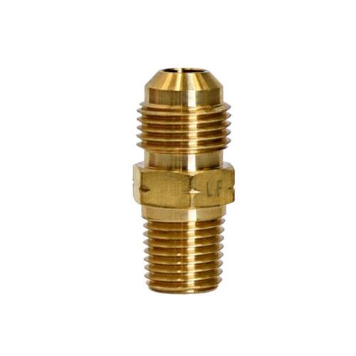 Adapter 3/8" Flare X 1/4" D Male Brass