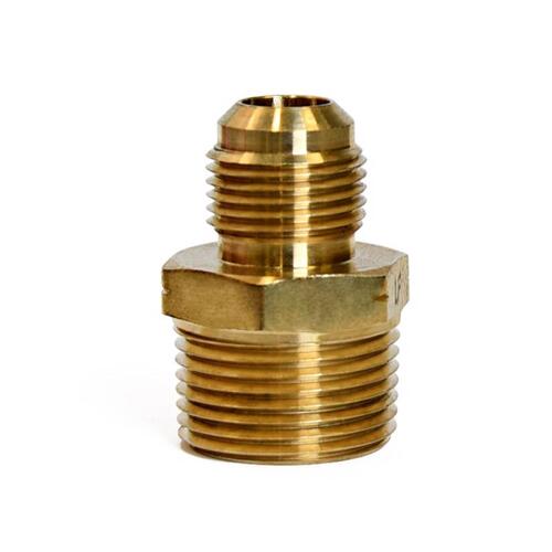 Adapter 1/2" Flare X 3/4" D Male Brass - pack of 5