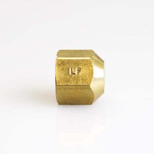 Cap 5/16" Flare Brass