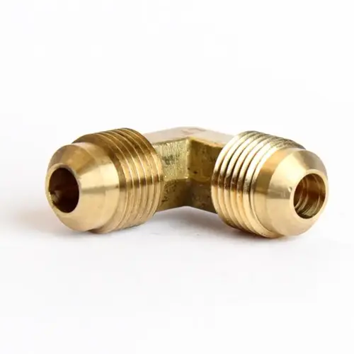 90 Degree Elbow 3/8" Flare X 3/8" D Flare Brass - pack of 5