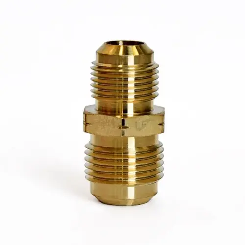 Union 5/8" Flare X 1/2" D Flare Yellow Brass - pack of 5