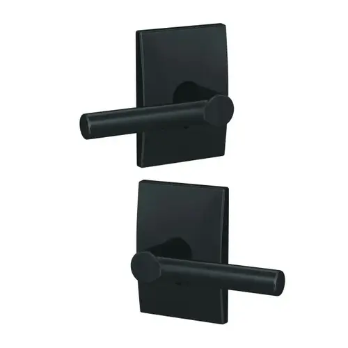 Broadway Lever with Century Rose Non Turning Dummy Lock Matte Black Finish