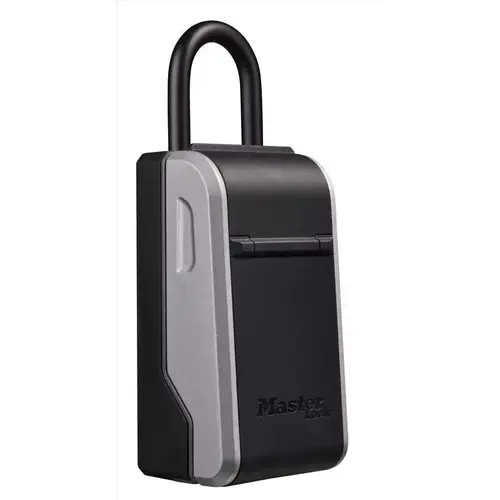 Lock Box 5.4" H X 3" W X 5" L Metal 4-Digit Combination Black