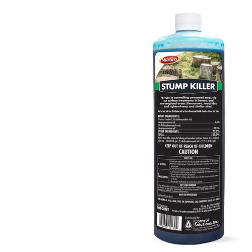 Martin's 82210013 Ready-to-Use Stump Killer, Liquid, Blue, 1 qt Bottle