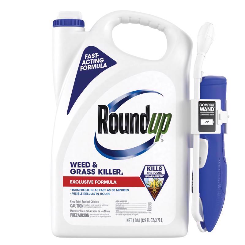 SCOTTS ORTHO ROUNDUP 5375404 1 Gal. Exclusive Formula Weed & Grass Killer with Comfort Wand