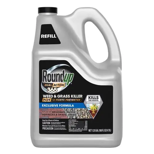 Dual Action 365 Weed & Grass Killer Refill, 1.25 Gallon