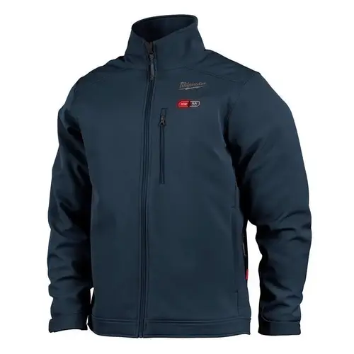 Cordless Heated Jacket M12 XXL Long Sleeve Unisex Full-Zip Blue Blue