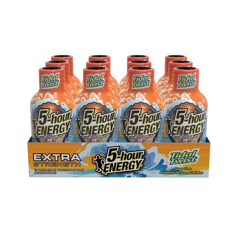 5-HOUR ENERGY 776180 Energy Shot Extra Strength Sugar Free Tidal Twist 1.9 oz