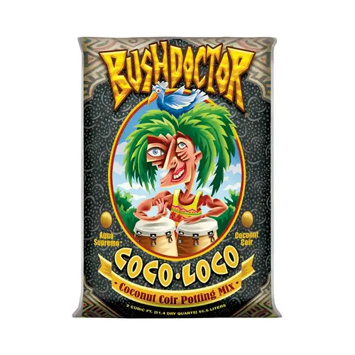 HYDROFARM INC-FOXFARM FX14100 Coco Coir Potting Mix BushDoctor Organic All Purpose 2 cu ft