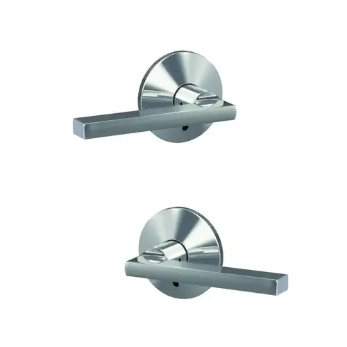 Latitude Lever with Kinsler Rose Non Turning Dummy Lock Bright Chrome Finish