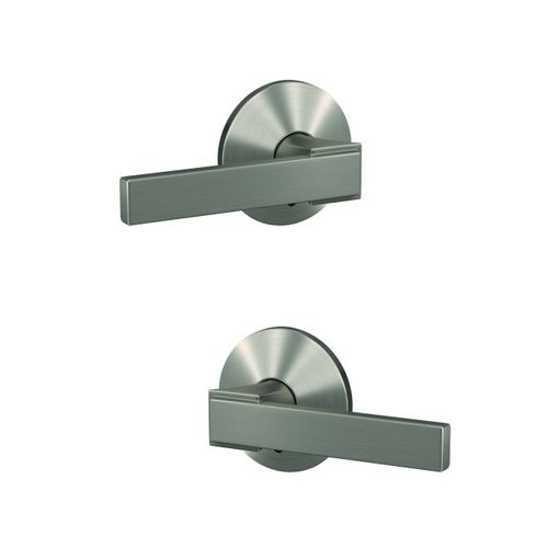 Northbrook Lever with Kinsler Rose Non Turning Dummy Lock Satin Nickel Finish