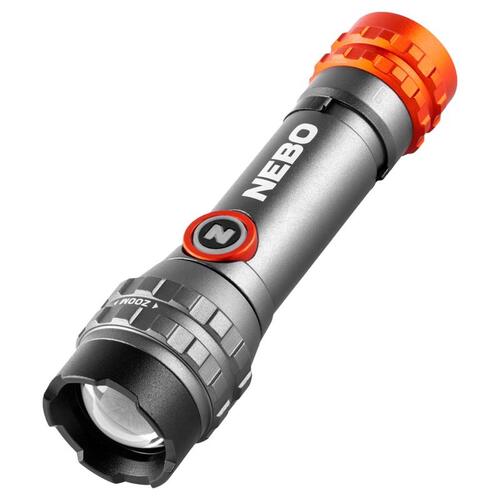 Flashlight DaVinci 450 lm Black/Gray LED 14500 Battery Black/Gray